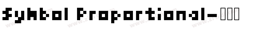 Symbol Proportional字体转换 Symbol Proportional字体转换